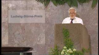 Henryk M Broders Laudatio auf Marcel ReichRanicki Teil 1avi [upl. by Zacks463]