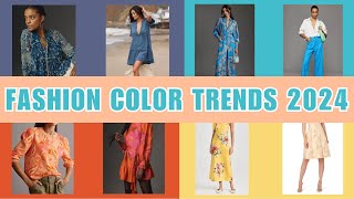 Fashion Color Trends Spring amp Summer 2024  Pantone Color Of The Year [upl. by Adeehsar]