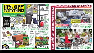 Menards 11 OFF Everything Sales Ad Flyer 0406202304162023Week 8 [upl. by Girardo]