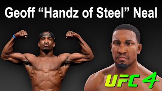 Geoff Neal No Tattoos Needed  UFC 4 CAF Formula [upl. by Gnart]