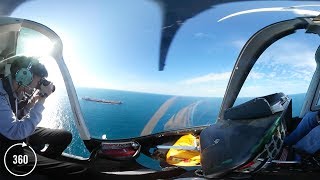 Soaring Above a Tanker  360 Video [upl. by Prunella475]