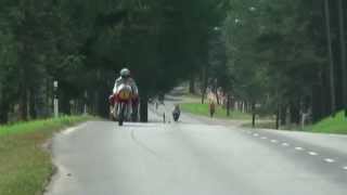 Giacomo Agostini with his MV Agusta  Imatra 2014  Muistojen Imatranajo 2014 [upl. by Feliza]