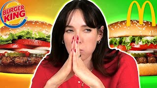 Irish People Try Meat Vs Vegan Fast Food [upl. by Ayadahs]