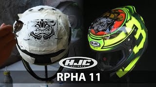 Making HJC RPHA 11 Samurai [upl. by Dahsar670]