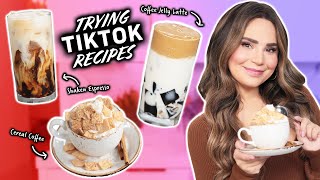 I Tested Viral TikTok COFFEE RECIPES To See If They Work  Part 9 [upl. by Scholz802]