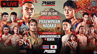 RWS Japan Praewpraw vs Nadaka  LIVE STREAM  Muay Thai Fight Companion  Rajadamnern  DAZN 🇯🇵 [upl. by Enimsay]