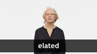 How to pronounce ELATED in American English [upl. by Sanborn]