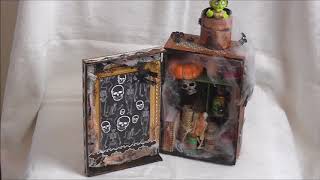 DIY  Apothekerschrank apothecarycabinet Halloween Halloweenbasteln [upl. by Anelaf]