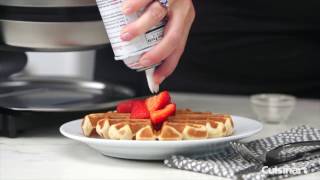 Belgian Waffle Maker  Round Demo WAFF10 [upl. by Gnuh]