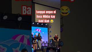 Tanggal angas ni Boss Mikha kay Babi Aiah 😂 [upl. by Eecyac]