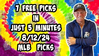 MLB Best Bets for Today Picks amp Predictions Monday 81224  7 Picks in 5 Minutes [upl. by Celisse]