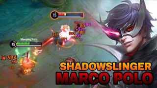 SHADOWSLINGER MARCO POLO IS DOMINATING THE FARM LANE  MARCO POLO NEW SKIN BUILD amp ARCANA  HOK [upl. by Annoled597]