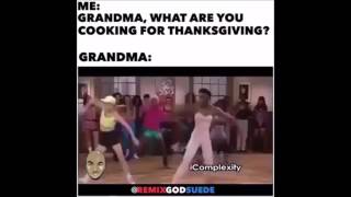 Grandma Thanksgiving Rap Song Beans Greens Potatoes Tomatoes Lyrics [upl. by Chiquita949]