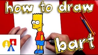 How To Draw Bart Simpson [upl. by Aztinay]