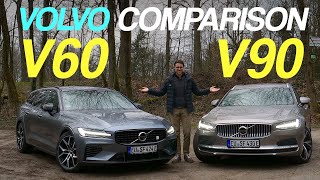 Volvo V90 vs Volvo V60 comparison review  which is the best Volvo estate [upl. by Simpson]