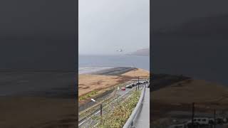 Dash 8400 short final at Madeira Airport [upl. by Aniala]