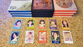 트와이스 TWICE 10th Mini Album quotTaste Of Lovequot Withdrama PreOrder Cards  Opening x9 [upl. by Thirzia632]