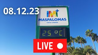 🔴🌡️LIVE Gran Canaria Playa del Ingles 081223 Weather Today Wetter Heute [upl. by Eanel]