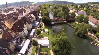 Stadtfest Tuttlingen 2014 von oben [upl. by Nedak]