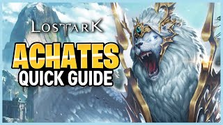 Lost Ark Achates Guide Before you go in watch Guardian Raid [upl. by Eicnarf600]