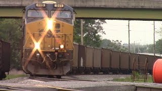 CSX Coal Train Cordele Georgia W rear DPU [upl. by Tserrof128]