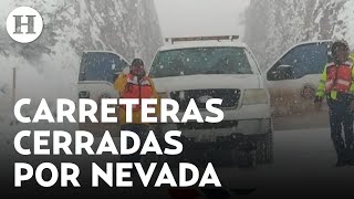 Nevadas y fuertes vientos sacuden a Chihuahua [upl. by Inasah746]