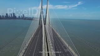 Bandra Worli Sea Link Stock Video [upl. by Duky]