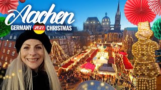 Aachen Germany  Christmas Markets  Christmas 2023  Full Tour [upl. by Evslin137]