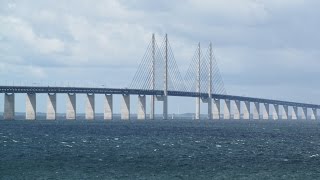 Denmark amp Sweden E20 Øresund Bridge [upl. by Grounds86]