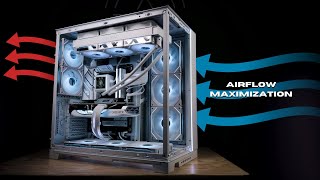 Insane 14 FANs airflow PC build Lian Li O11 EVO XL [upl. by Nelloc128]