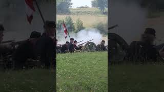 Battle of Dybbøl Danes fire back at the attacking prussians shorts [upl. by Anirrak]