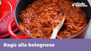 RAGÙ ALLA BOLOGNESE  RICETTA ORIGINALE per lasagne e tagliatelle [upl. by Lenej597]