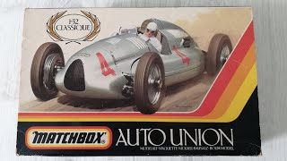 Matchbox 132 Auto Union Type D car Full Build [upl. by Suoiluj147]