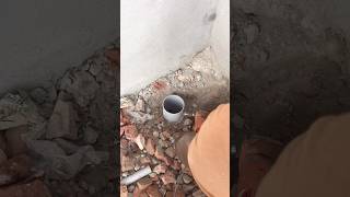 AC DRAINAGE PIPES JOINT PROCESS plumbing automobile civilengineering youtubeshorts [upl. by Nnaycnan]