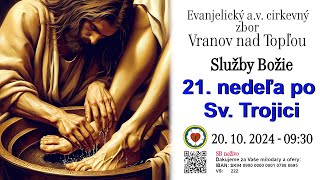 Služby Božie VT 2010 2024  21 nedeľa po Sv Trojici [upl. by Riffle]