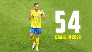 Cristiano Ronaldo ALL 54 GOALS in 2023 w Commentary Top Scorer of the Year [upl. by Homerus]