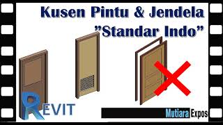 Download Revit Library  Pintu dengan Kusen [upl. by Yduj]