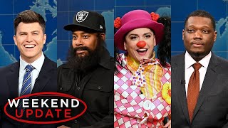 Weekend Update ft Kenan Thompson and Cecily Strong  SNL [upl. by Rramo349]