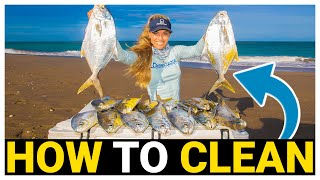 How To Fillet A Florida Pompano Easy [upl. by Clarkin114]