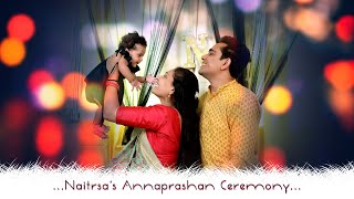 Naitras Annaprashana Ceremony  first riceeating ceremony  nk photo films [upl. by Namreg]