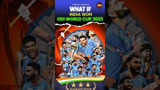 What would have happened if India had won the ODI World Cup 2023 [upl. by Anitap7]