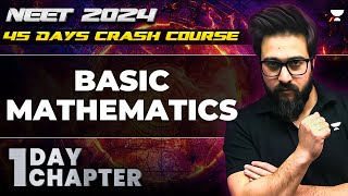 Basic Mathematics  One Shot  NEET 2024  Yawar Manzoor [upl. by Baggott]