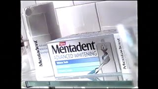 Mentadent Advanced Whitening Commercial 1997 VHS Rip [upl. by Rialc]