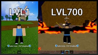 LVL 1 To LVL 700 Road To Max Part 1  Blox Fruit [upl. by Evars]