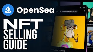 How To Sell NFT Art On OpenSea 2024 [upl. by Sonstrom]