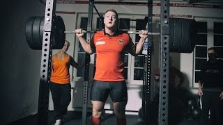 Powerlifter VS Olympic Weightlifter SQUAT DEATHMATCH 1 [upl. by Nadnarb]