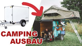 Camper aus Anhänger bauen  Anleitung DIY [upl. by Dahaf]