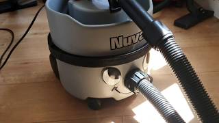 Numatic nuvac vnp1801 2012 gray vacuuming [upl. by Mckinney624]