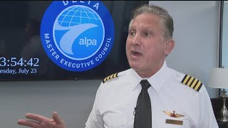 Delta pilot cyber security expert respond to ongoing Delta issues following global cyber outage [upl. by Aiclef531]