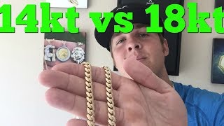 Comparing 14kt vs 18kt GOLD [upl. by Apostles]